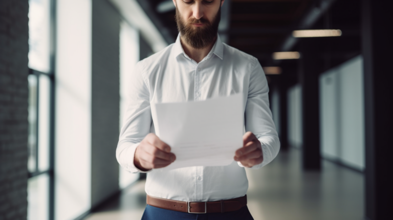 remise d'un courrier de licenciement pour motif économique